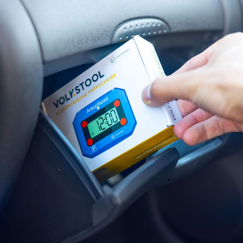 Electronic Parking Disc Blue (E-Mark)