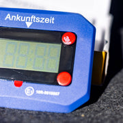 Elektronische Parkscheibe Blau (E-Prüfzeichen)