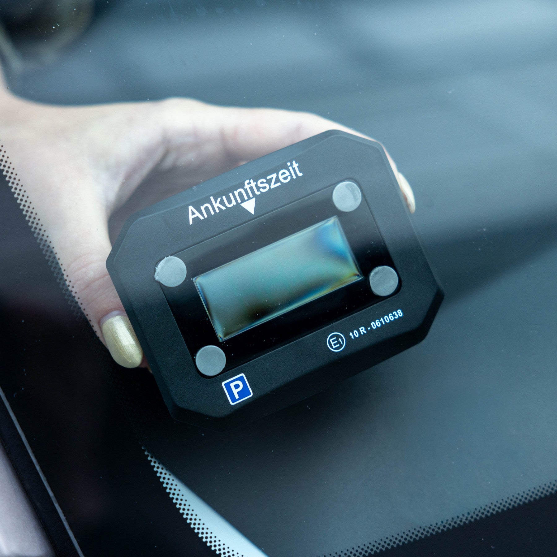 Electronic Parking Disc Black (E-Mark)