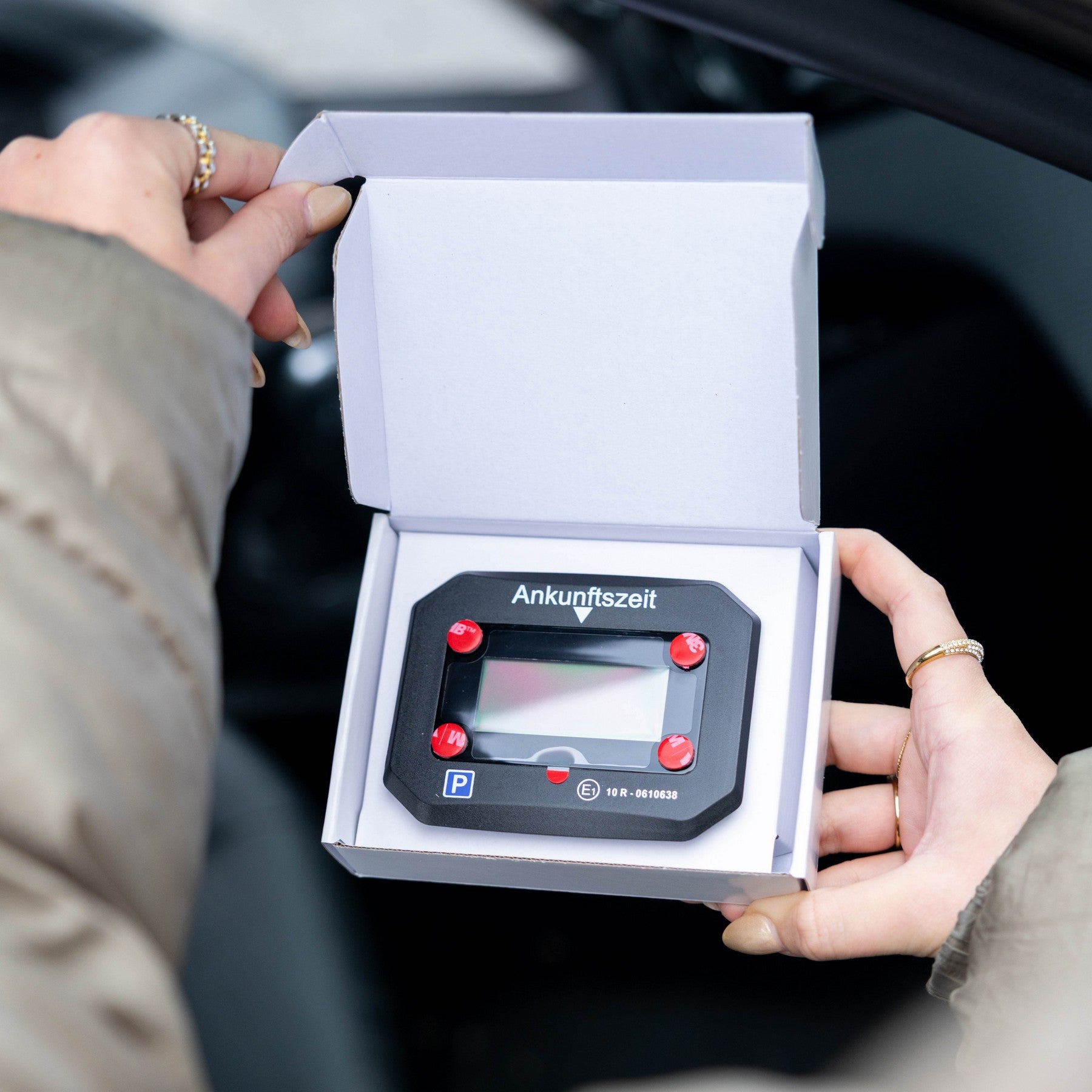 Electronic Parking Disc Black (E-Mark)