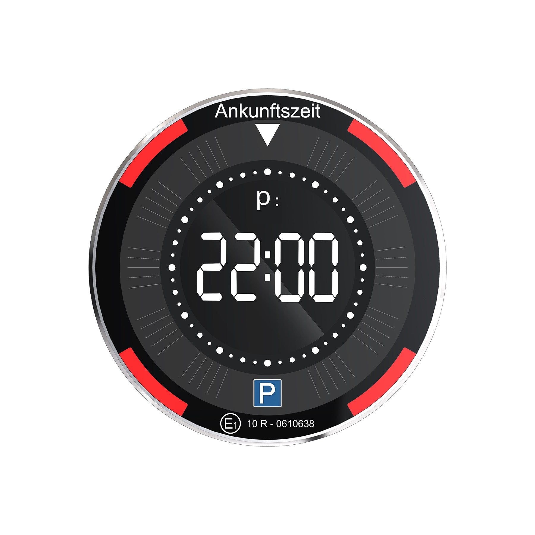 Elektronische Parkscheibe Solar Delta (E-Prüfzeichen)